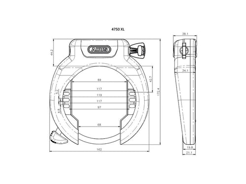 ABUS Ring Lock 4750XL R