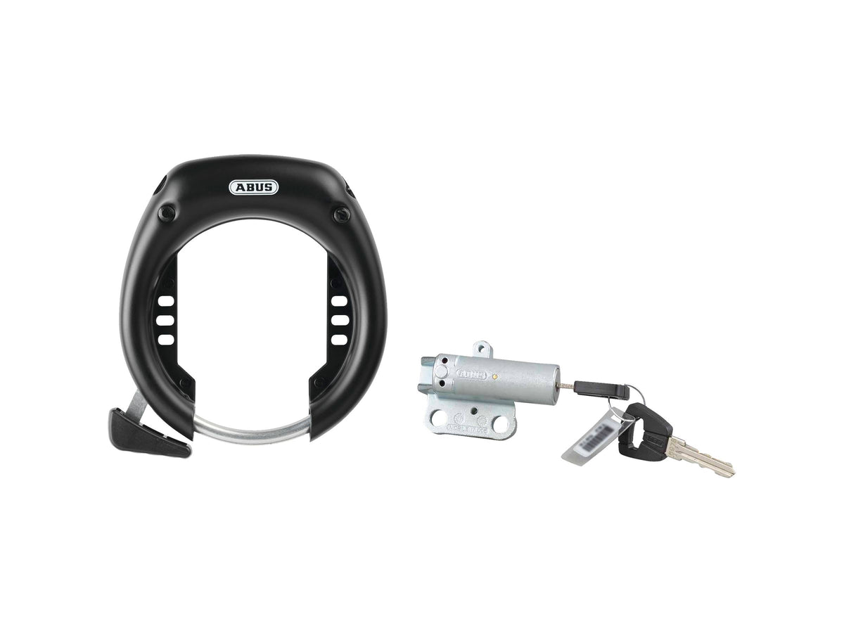 ABUS 5750L Retainable Ring Lock with RIB Battery Lock