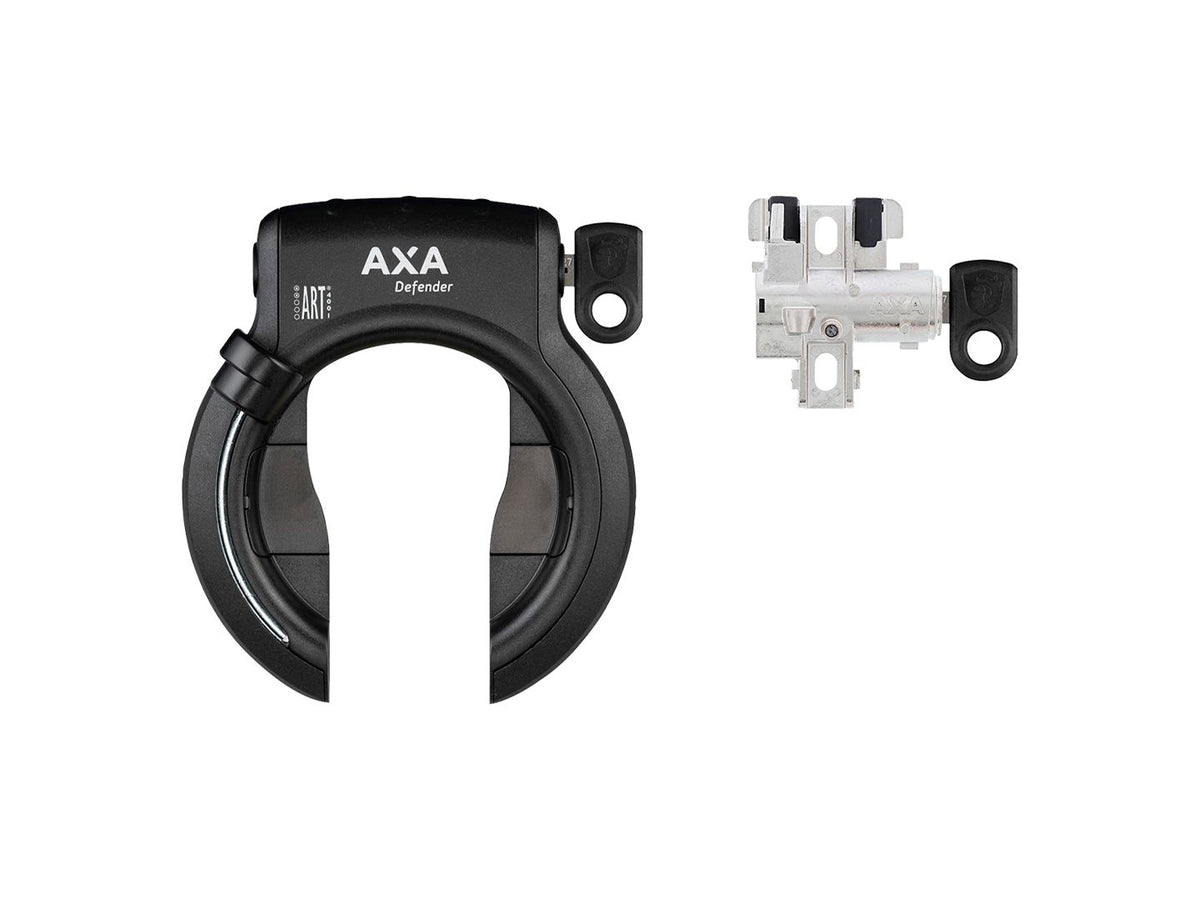 AXA Lock Bosch 2 Downtube Battery with Defender Ring Lock