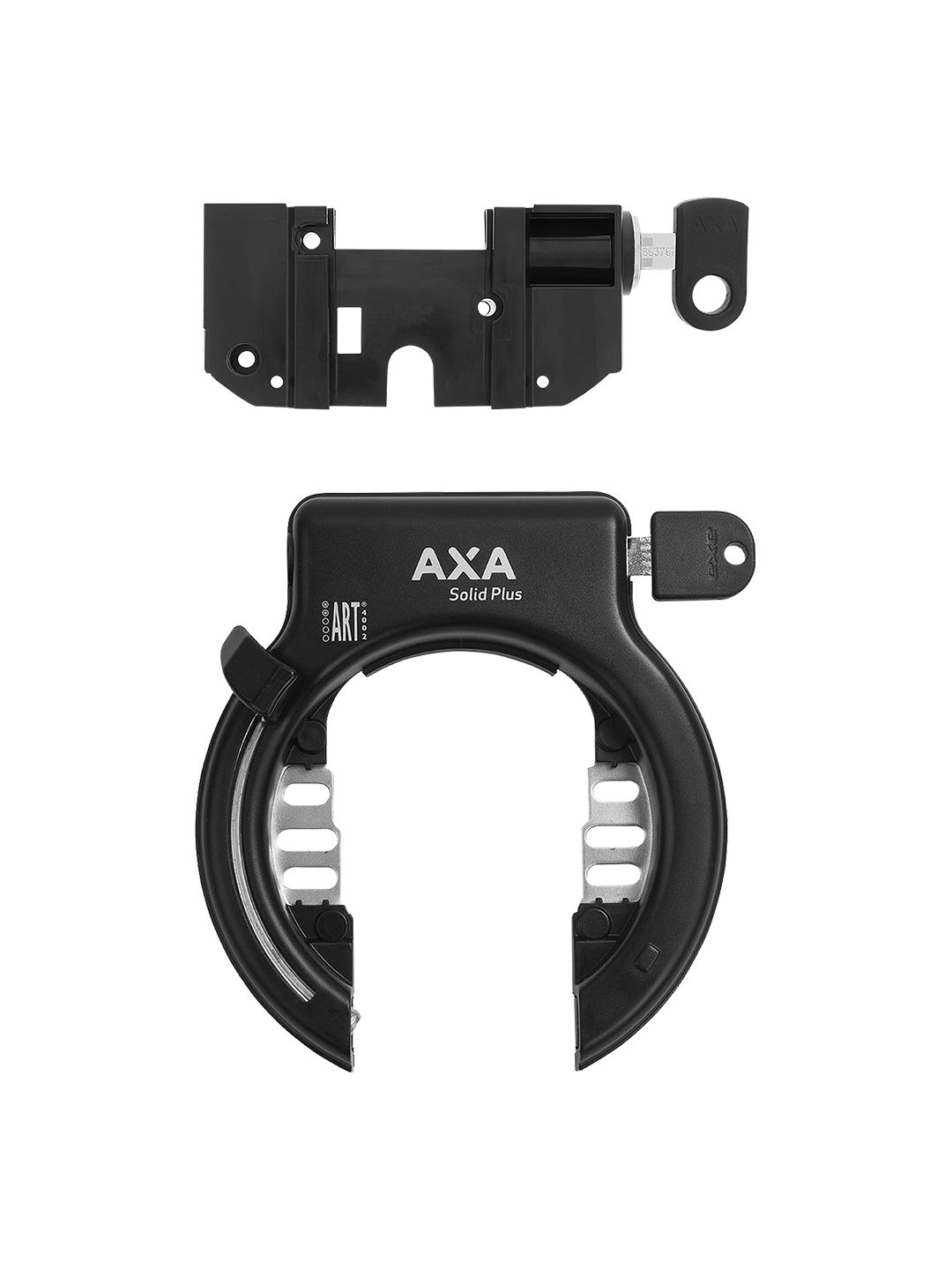 AXA Bosch 2 Rack Battery with Solid-Plus Ring Lock