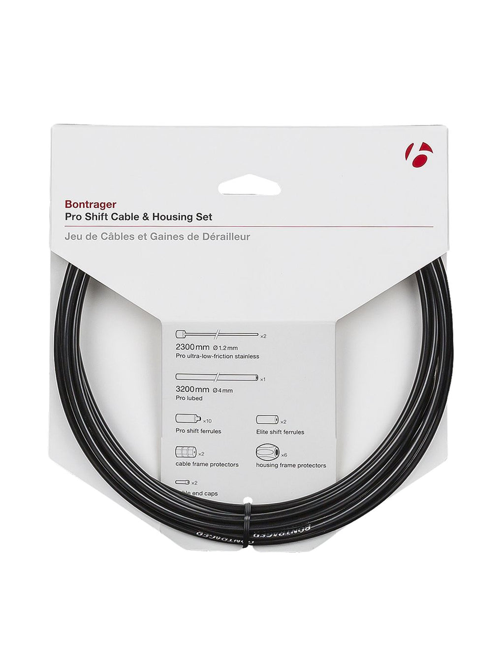 Set cavo cambio & guaina Bontrager Pro