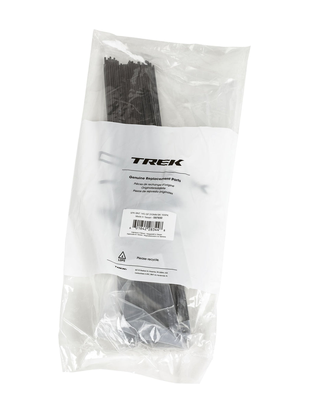 Bontrager Round Nail-Head Spoke - Box of 100