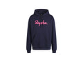 Felpa da uomo Rapha in cotone pesante con logo grande e cappuccio