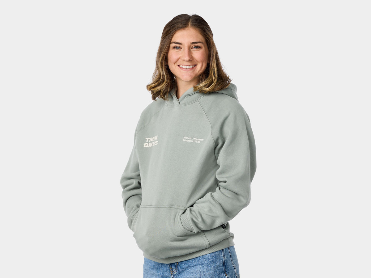Felpa con cappuccio unisex Trek Right Stacked