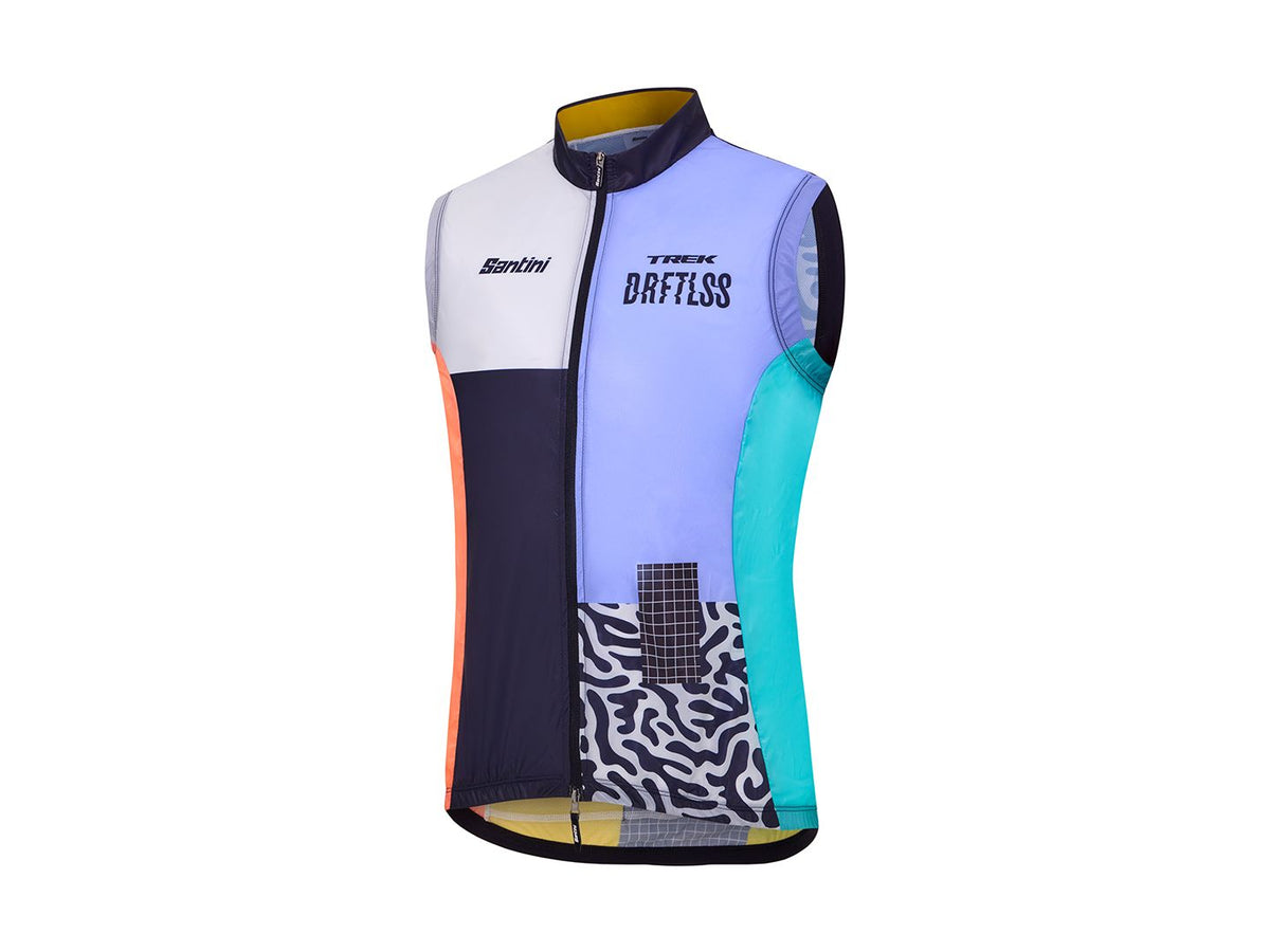 Gilet da ciclismo Trek Driftless Team Replica realizzato da Santini