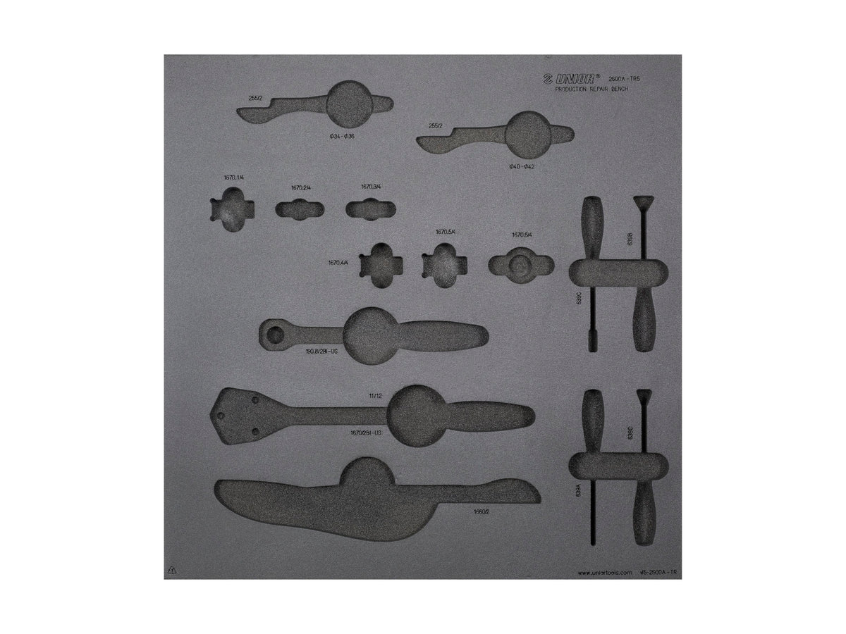 Unior Production Bench Drawer - 5 Tool Tray