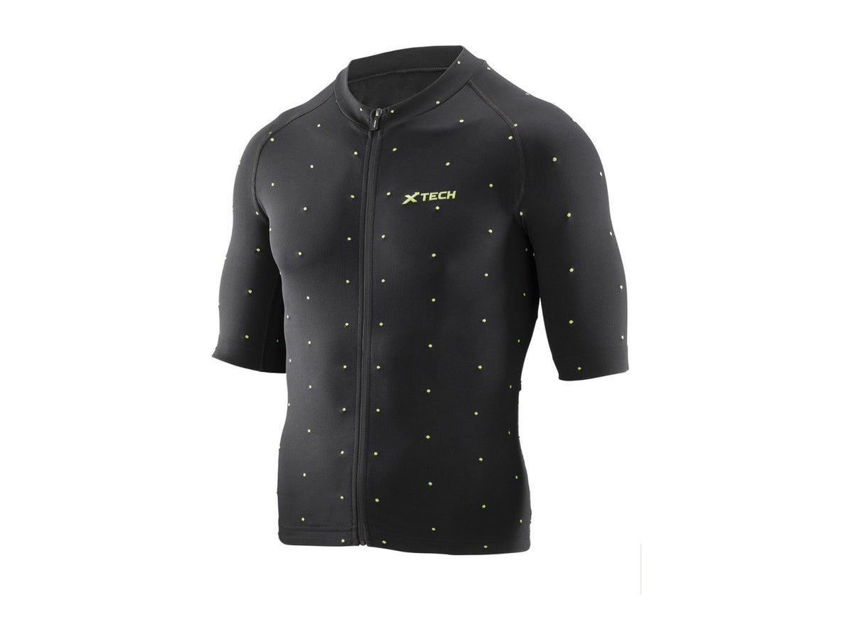 Maglia estiva X-Tech Star manica corta Nero/Giallo